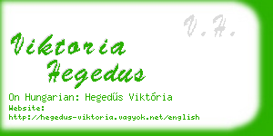 viktoria hegedus business card