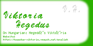 viktoria hegedus business card